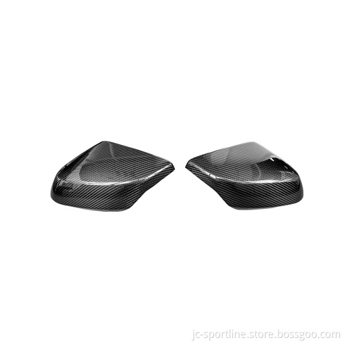 Stick-on Dry Carbon Fiber Mirror Covers for Chevrolet Corvette C8 2020-2021